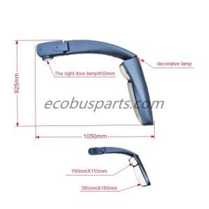 Stransko ogledalo za avtobus Yutong